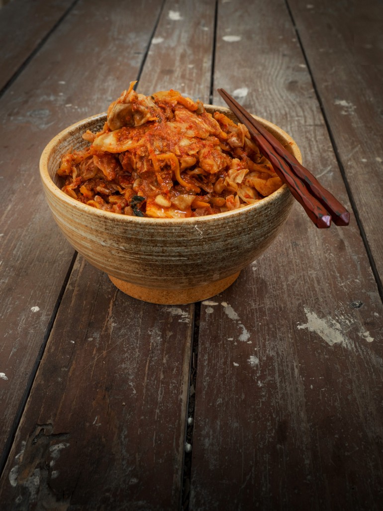 kimchi z młodej kapusty